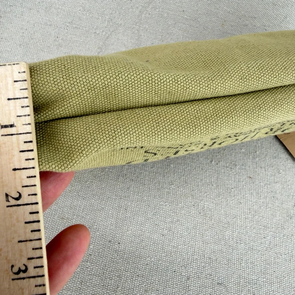 American Glory Buckboard Brand Canvas Pouch Vintage Feed Bag Style Tan Bag